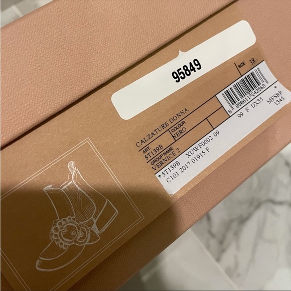 ❌ SOLD❌ 💯 Authentic Miu Miu Jewel Buckle boots patent leather - Picture 2 of 10